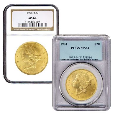 $20 gold liberty double eagle