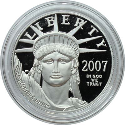 american proof platinum eagle random