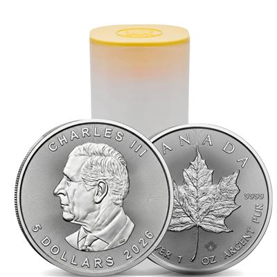 canadian silver maple leaf roll
