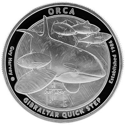 guy harvey orca silver proof