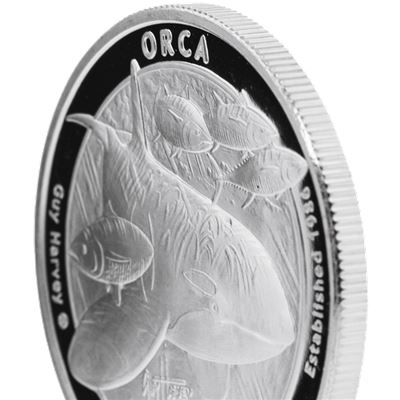 guy harvey orca silver proof