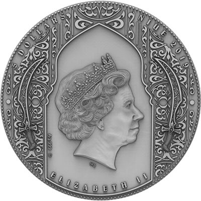 nizaris assassins silver coin niue