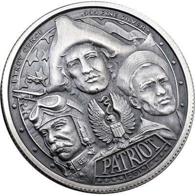 patriot silver round world war
