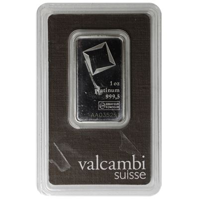 platinum bar with assay various