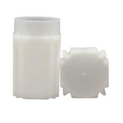 silver round tube stock photo