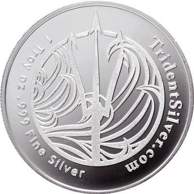 trident silver round fine
