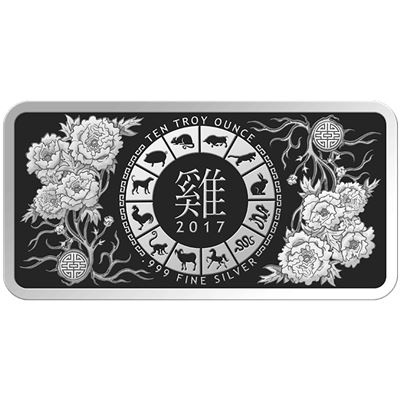 year the rooster silver bar